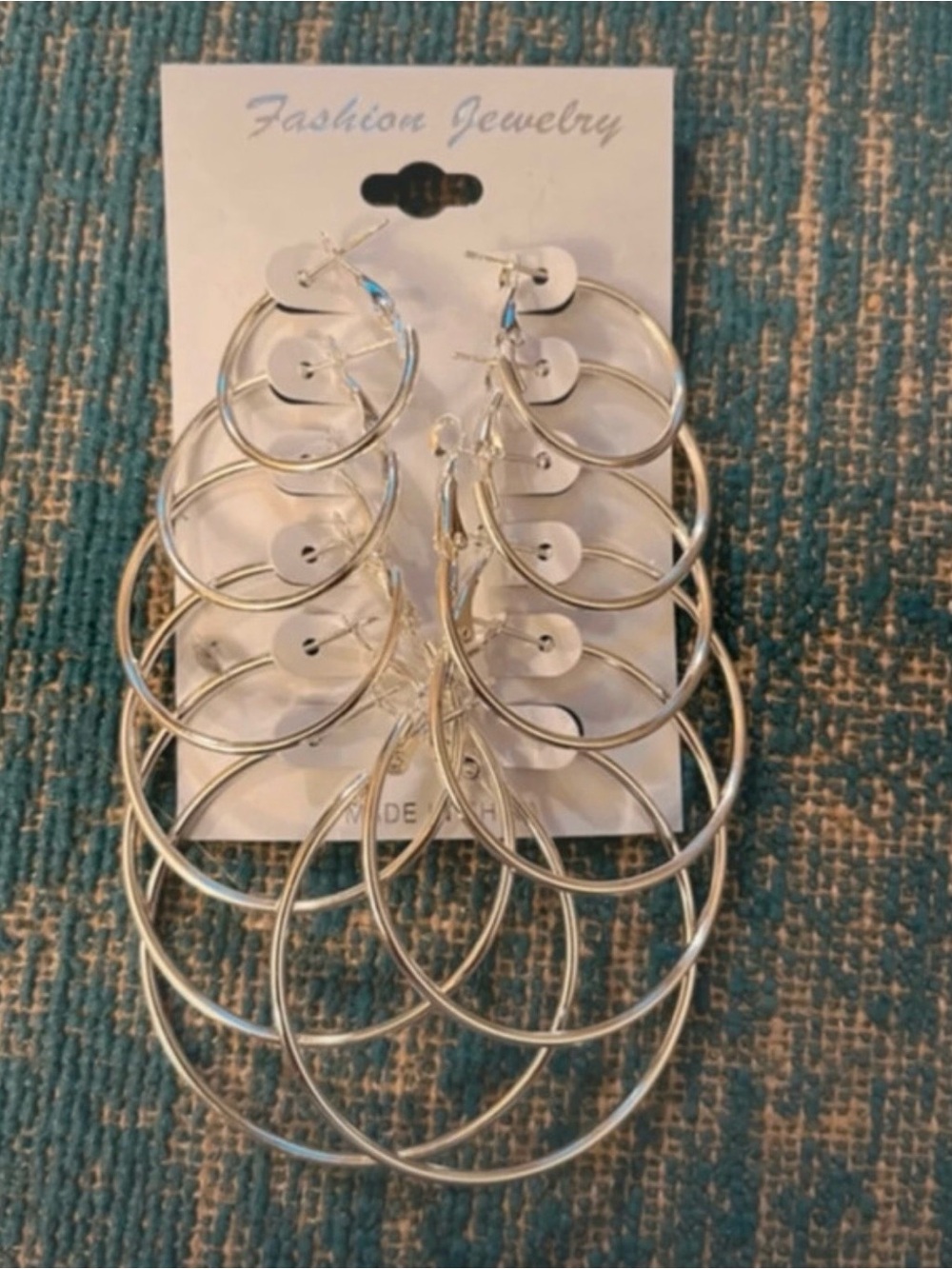 Fashion Jewelry Silver-Tone Hoop Earring Set - Mixed Sizes
